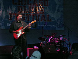 A Blues Festival performer plays jazz Chicagobluesfstival2.jpg