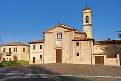 Skyline of Montecalvo Versiggia