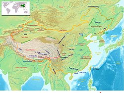 Section of the Sichuan-Tibet Railway