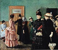 Albertine i politilægens venteværelse (Albertine at the Police Doctor's Waiting Room, 1885-87)