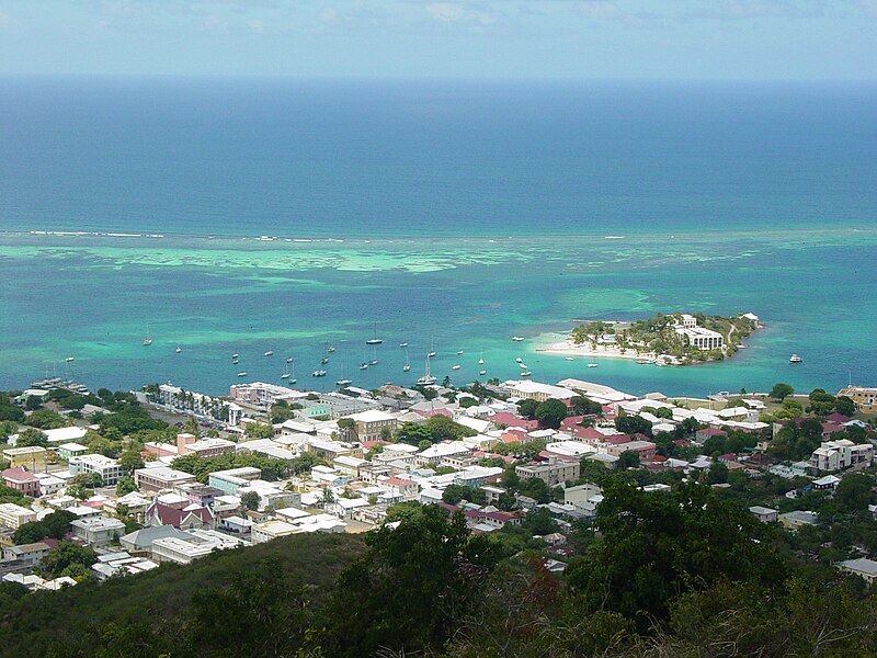 File:Christiansted, US Virgin Islands, from Recovery Hill.jpg