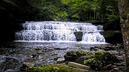 Christman Sanctuary, First Waterfall