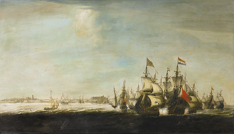 File:Circle of Jan Abrahamsz Beerstraaten - The Battle of Dunkirk (18 February 1639).jpg