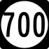 State Route 700 marker