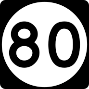 Circle sign 80