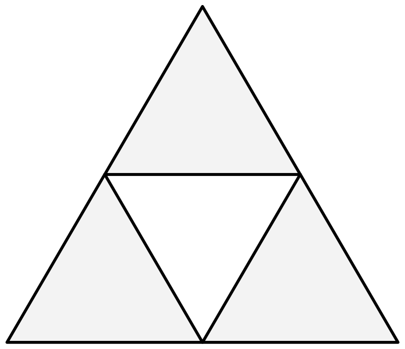 Three triangles