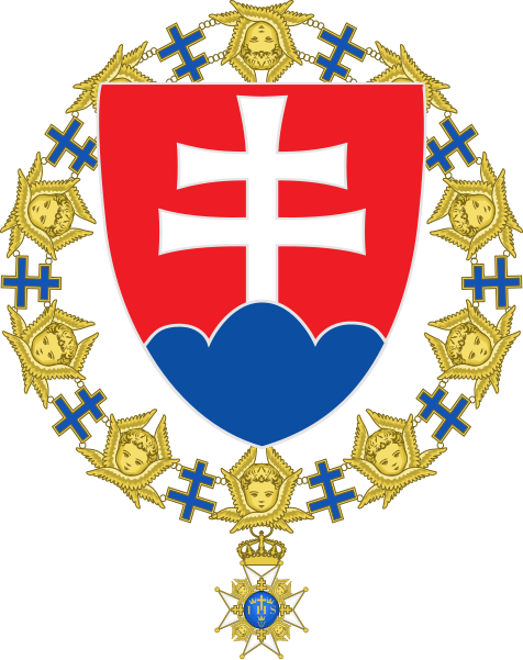 File:Coat of Arms of Rudolf Schuster (Order of the Seraphim).svg