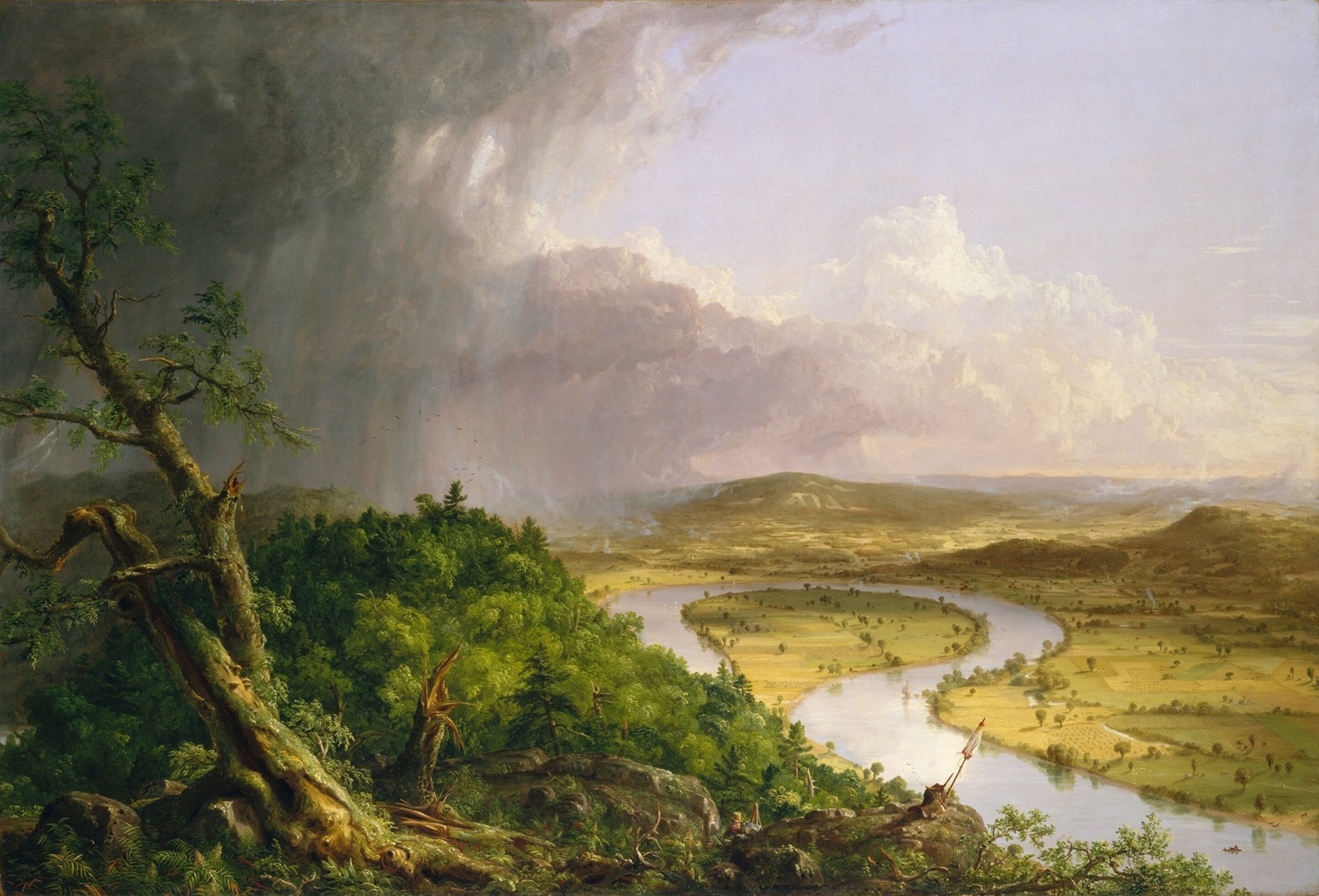 With beautiful paintings like this panoramic landscape by an artist of the Hudson River School, you might think this is a nature center, not an art museum!