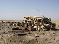Cougar Hit By IED