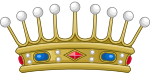 Crown of a Count of France (variant).svg