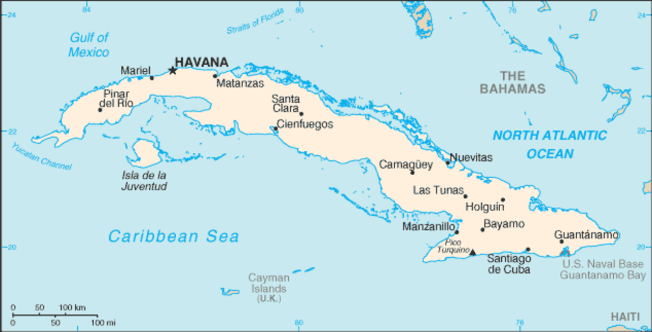 Куба остров свободы на карте мира