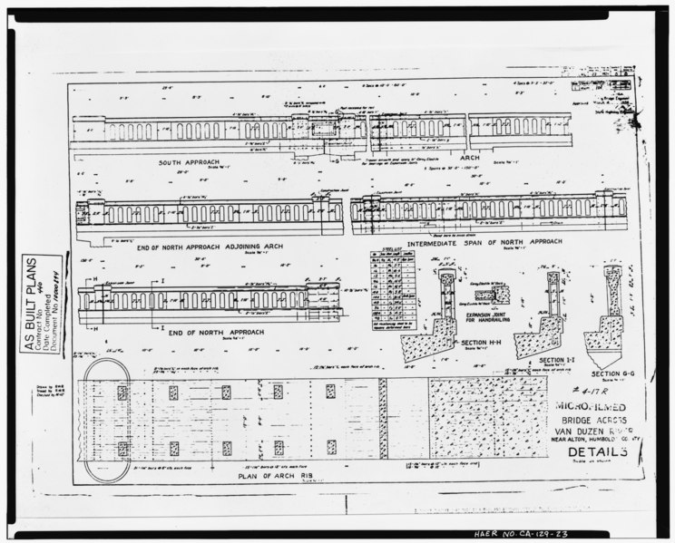 File:DETAILS. March 4, 1924 - Van Duzen River Bridge, Spanning Van Duzen River at CA State Highway 101, Alton, Humboldt County, CA HAER CAL,12-ALT.V,1-23.tif