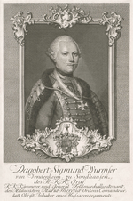 Portrait of Wurmser, clad in a hussar uniform