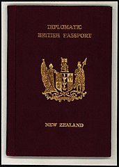 An example of a diplomatic passport from 1952