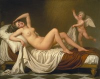Danaë receiving Jupiter in a Shower of Gold, by Adolf Ulrik Wertmüller (1787)