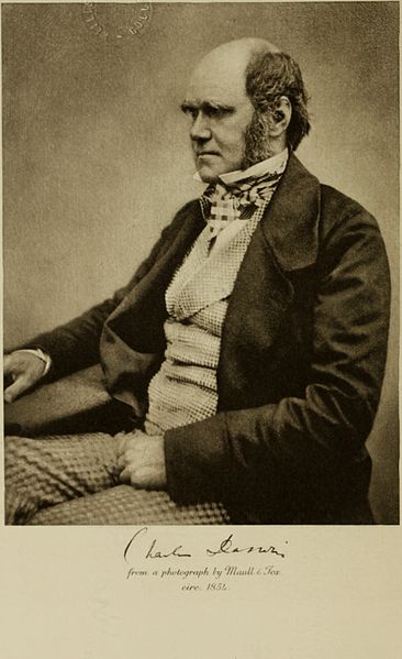 Charles Darwin (c.1854).