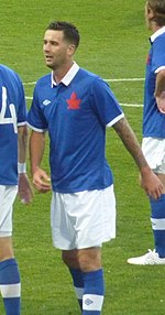 Edgar playing against United States at BMO Field on June 3, 2012 for The CSA's Centenary match. David edgar vs. usa, june 2012.jpg