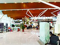 Indira Gandhi International Airport showing Terminal 1D and a passage