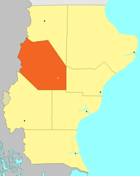 Dipartimento di Río Chico – Mappa