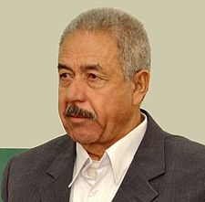 Alí Hasan al-Madžíd během vyšetřovacího výslechu v roce 2004