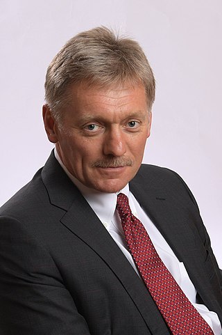 <span class="mw-page-title-main">Dmitry Peskov</span> Russian politician and diplomat (born 1967)