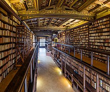 Duke Humfrey's Library in the Bodleian Library Duke Humfrey's Library Interior 5, Bodleian Library, Oxford, UK - Diliff.jpg