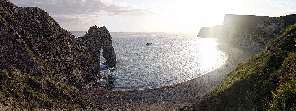 Durdle Door Beach; Küste von Dorset und Ost-Devon (UNESCO-Weltnaturerbe in England)