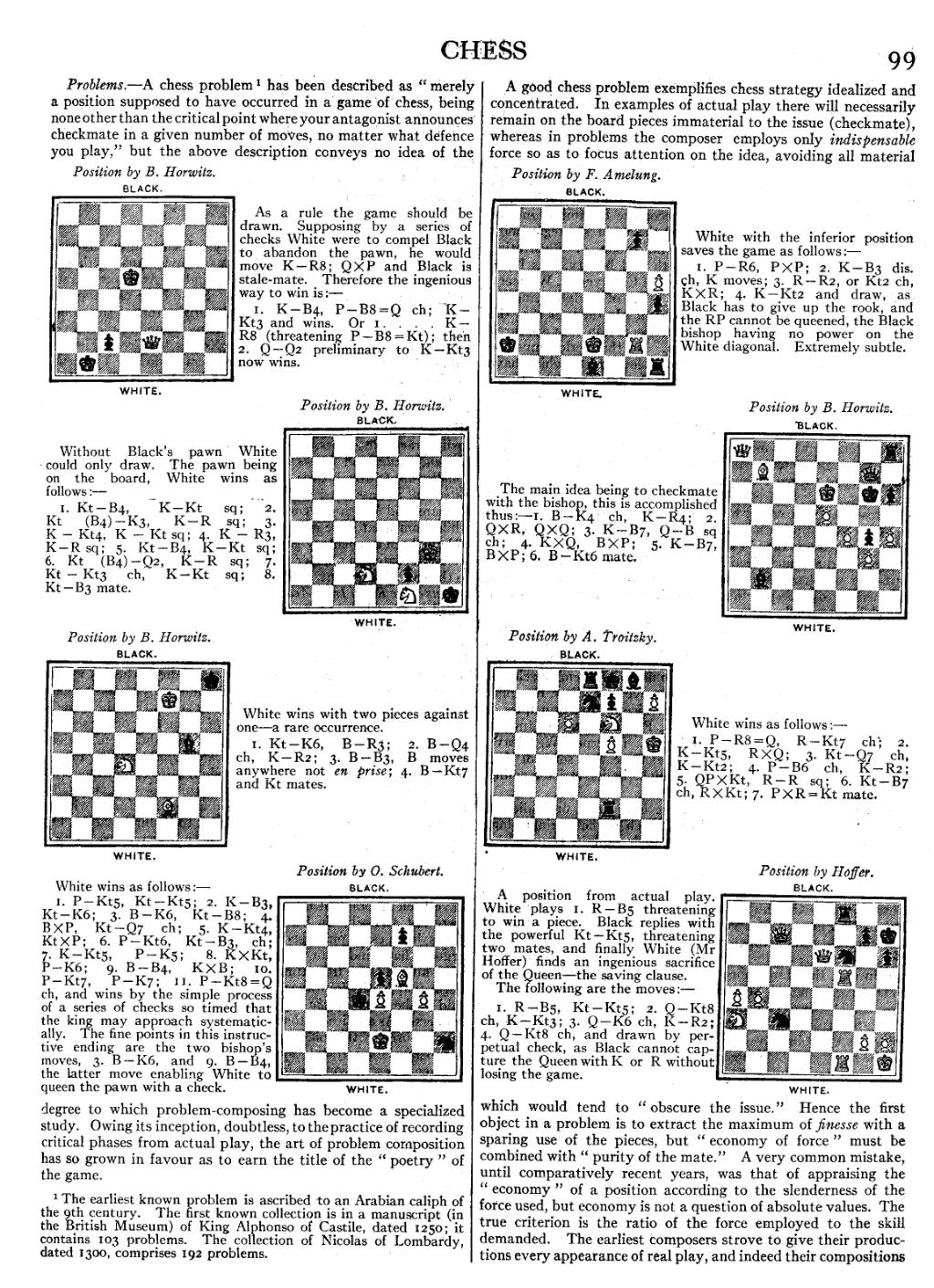 1911 Encyclopædia Britannica/Chess - Wikisource, the free online library