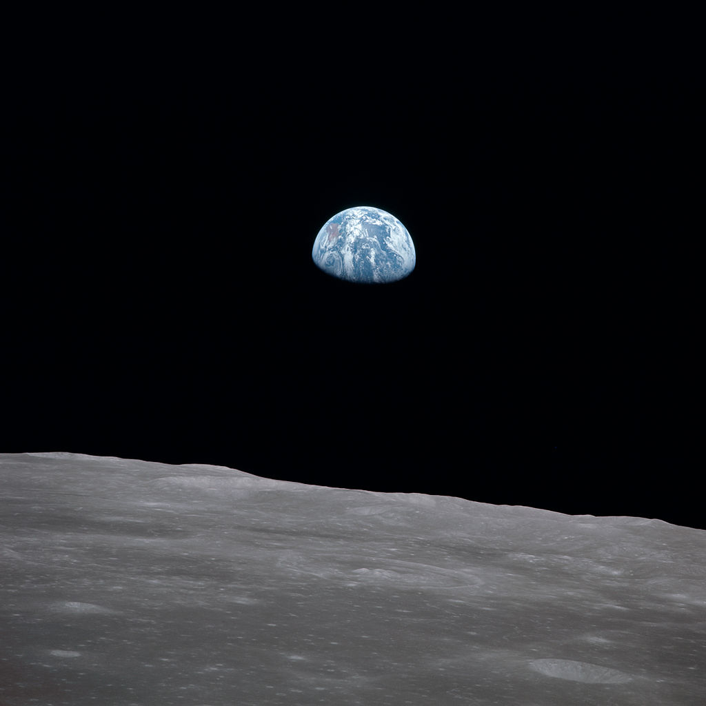 earth from moon high resolution