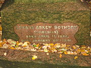 The grave of Edward Askew Sothern