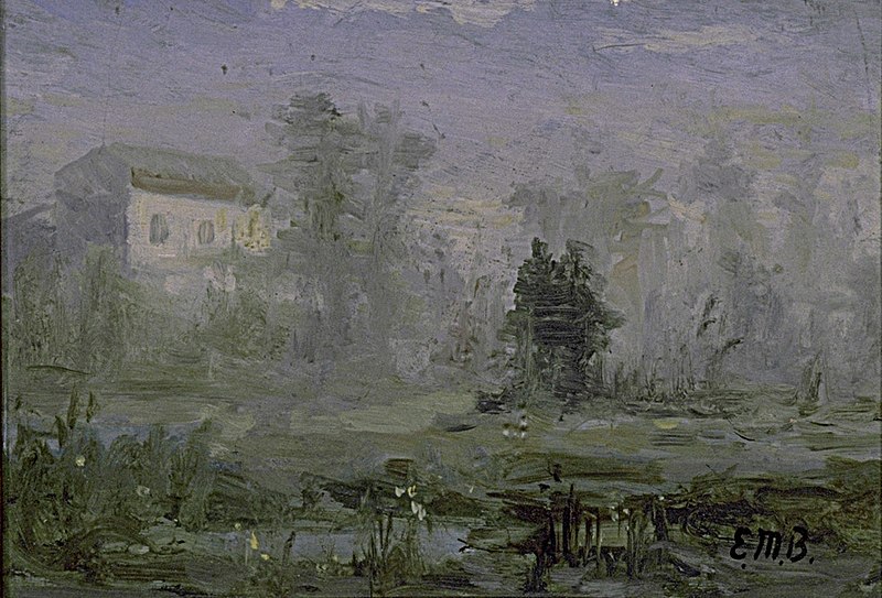File:Edward Mitchell Bannister - Untitled (landscape with house in background) - 1983.95.79 - Smithsonian American Art Museum.jpg