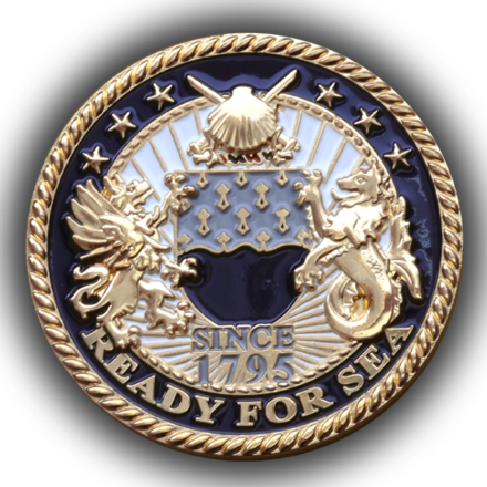 CHALLENGE COIN AEROSPACE & DEFENSE COLLEGE OF BUSINESS ADMINISTRATION EDUCATION