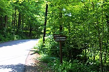 Entering the Lackawanna State Forest Entering the Lackawanna State Forest.JPG