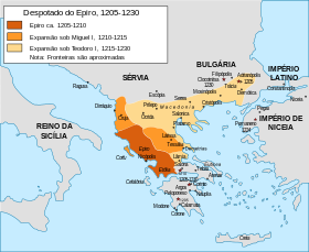 Localização de Império de Salonica