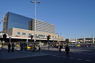 English: Barcelona Sants railway station. Español: Estación de Barcelona Sants. Català: Estació de Barcelona-Sants. Français : Gare de Barcelone-Sants. Deutsch: Bahnhof Barcelona-Sants.