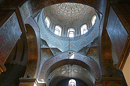 The cupola of the Cathedral of Etchmiadzin.