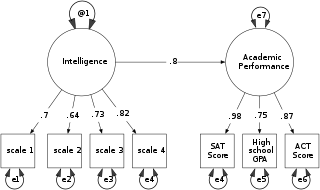 <span class="mw-page-title-main">Structural equation modeling</span> Form of causal modeling that fit networks of constructs to data