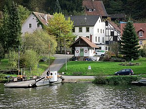 Neckarsteinach Neckarhausen: Geographische Lage, Geschichte, Bevölkerung