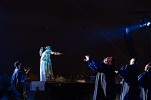 Billy Porter performs during the National Christmas Tree Lighting on December 2, 2021, in Washington, D.C. F20211202ES-0223 (51897976011).jpg