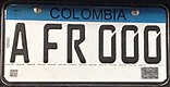 Kolumbien – diplomatisches Kennzeichen
