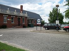 The historic Fayetteville Amtrak station