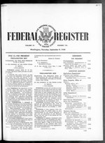 Thumbnail for File:Federal Register 1948-09-09- Vol 13 Iss 176 (IA sim federal-register-find 1948-09-09 13 176).pdf