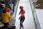 Deutsch: 2. und finaler Lauf der Juniorinnen bei den 33. FIL Juniorenweltmeisterschaften 2018 in Altenberg/Erzgebirge am 1. Februar 2018 (Namen der Abgebildeten in den Kategorien) English: 2nd and final run female juniors at the 2018 33th FIL Junior World Championships at Februar 1st alt Altenberg, Germany (names in categories)