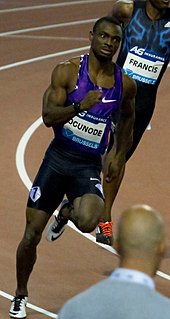 Femi Ogunode Qatari sprinter of Nigerian descent