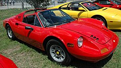 A Dino in the parking lot of the Indianapolis Motor Speedway at the 2005 United States Grand Prix