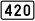 Znak drogowy w Finlandii F31-420.svg