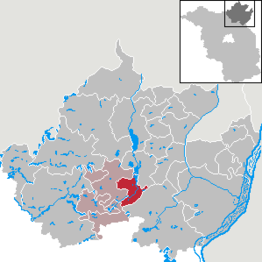 Kaart van Flieth-Stegelitz