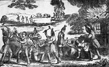 White settlers massacred by the Seminoles. From an 1836 book. Florida massacre 1836.jpeg