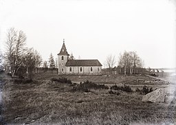Fågelö kapell 1900-1910.
