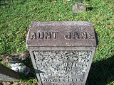 Monument in St. Clair Cemetery, Mt. Lebanon Township, Allegheny County, Pennsylvania